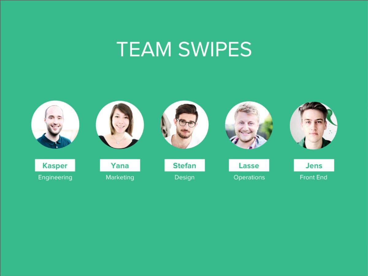 Swipes pitch deck slide 2 of 11