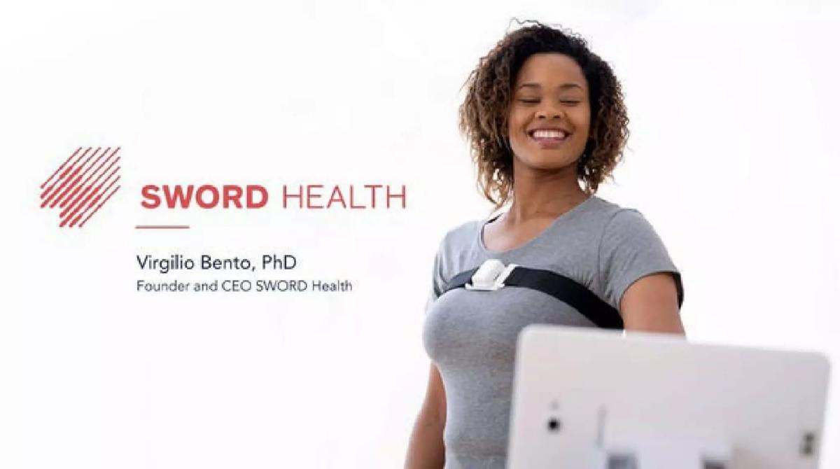 Sword Health pitch deck slide 1 of 19