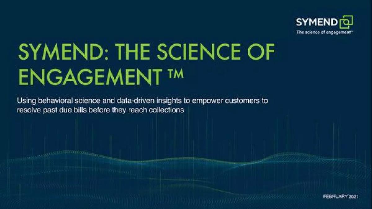 Symend pitch deck slide 1 of 15
