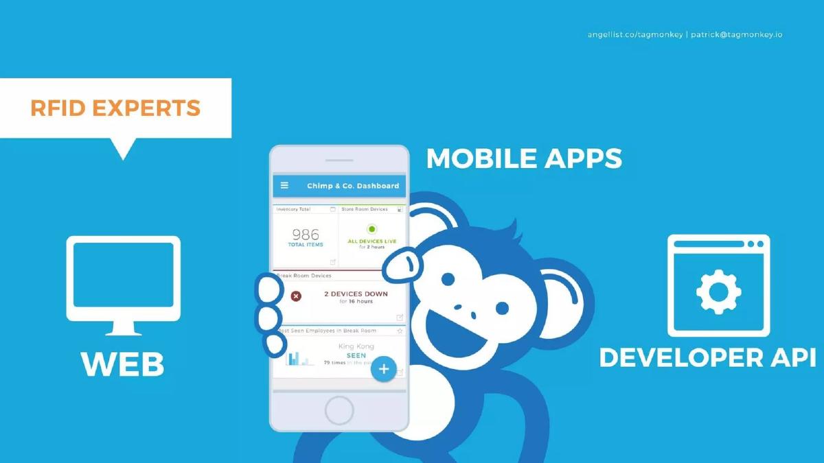 tagMonkey pitch deck slide 2 of 10