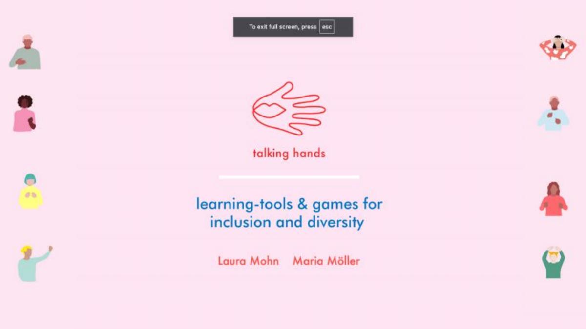 Talking Hands pitch deck slide 1 of 16
