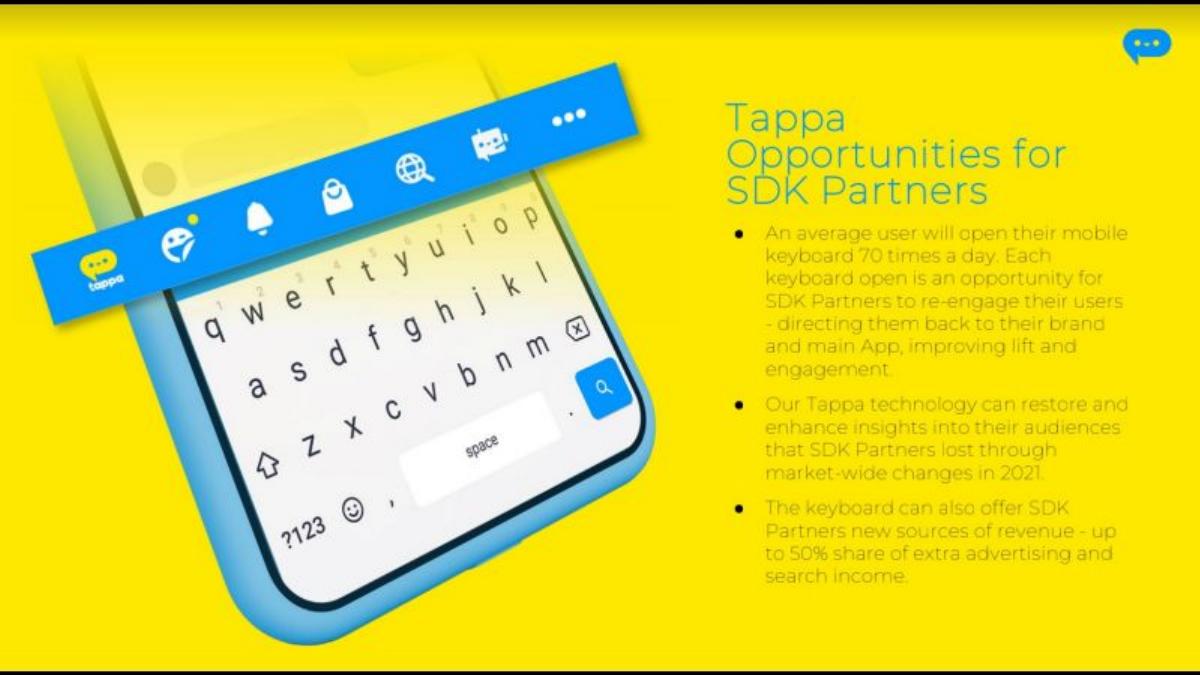 Tappa pitch deck slide 1 of 8
