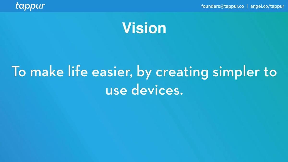 Tappur (formerly DrumPants) pitch deck slide 2 of 16