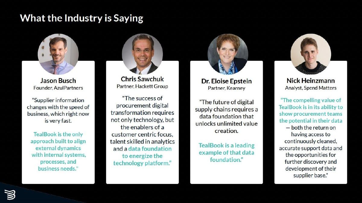 Tealbook pitch deck slide 7 of 9