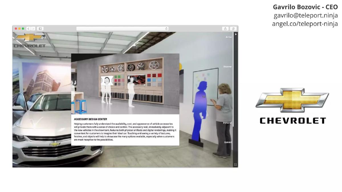 Teleport pitch deck slide 6 of 9