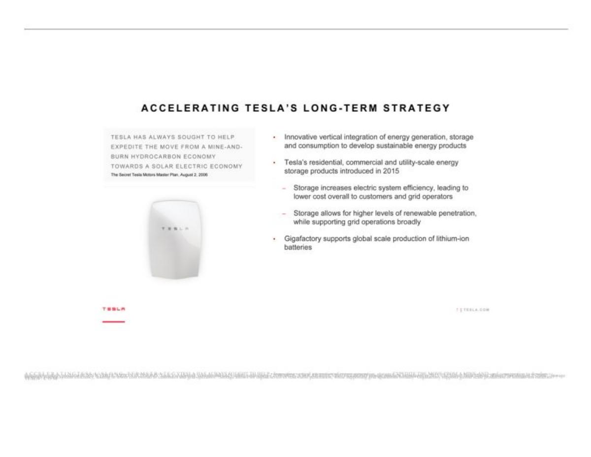Tesla × SolarCity Acquisition pitch deck slide 6 of 31
