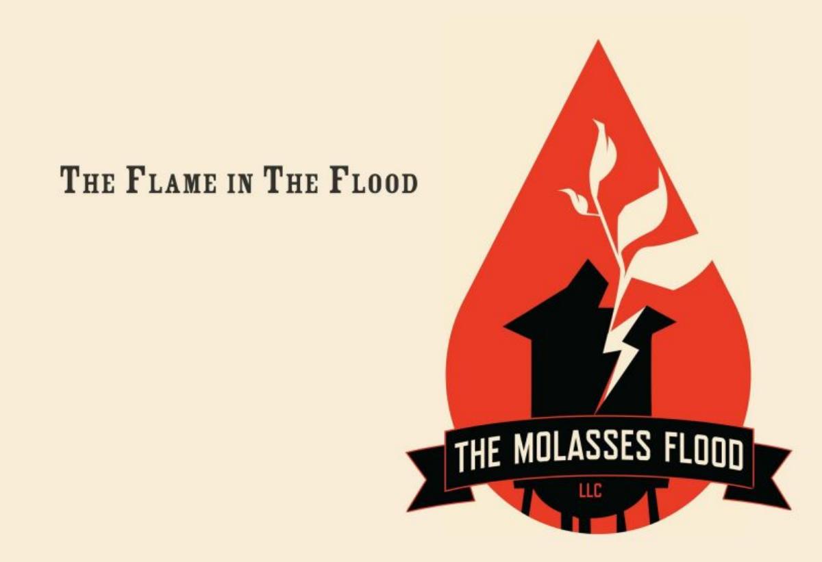 The Molasses Flood pitch deck slide 1 of 16