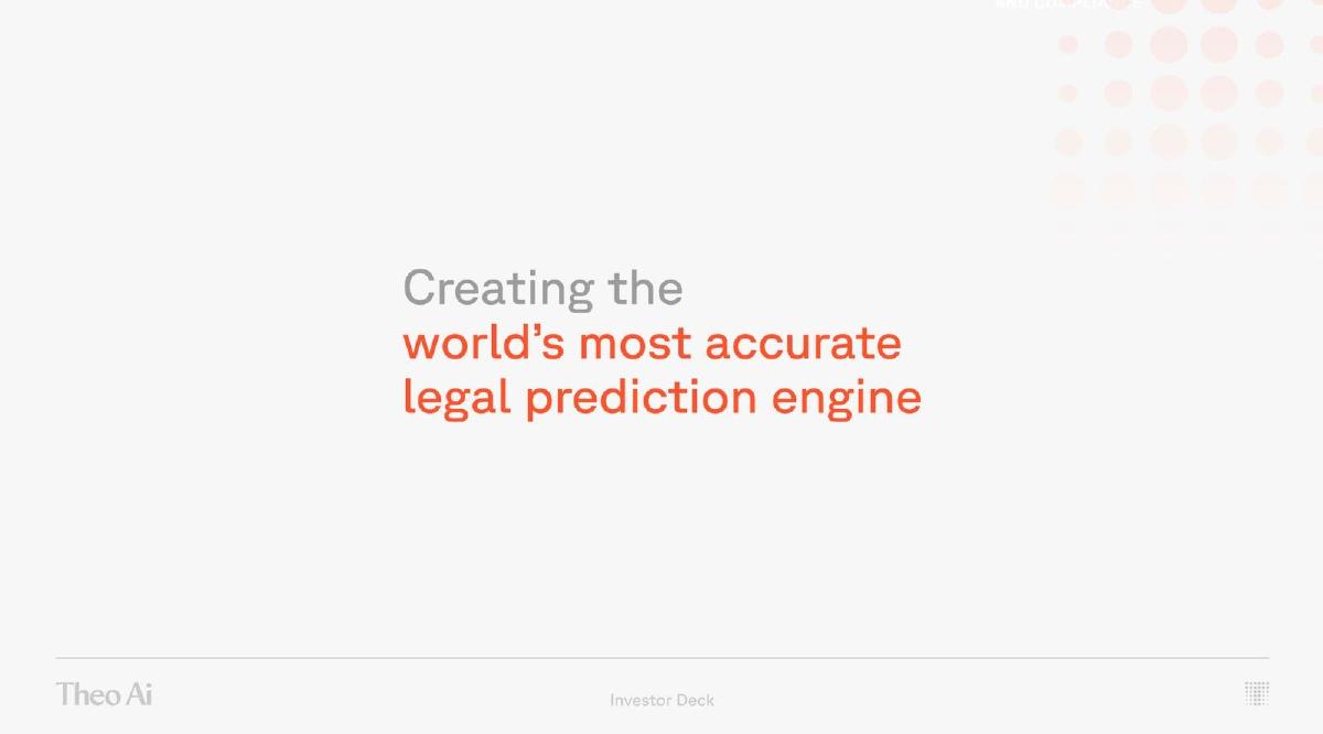 Theo Ai pitch deck slide 2 of 8