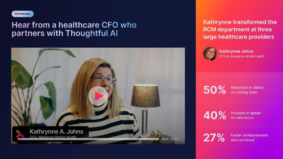 Thoughtful AI pitch deck slide 4 of 9