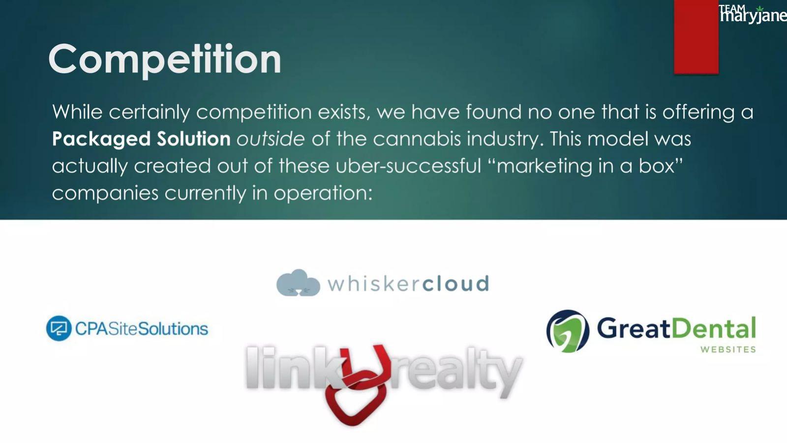 TMJ (Team Maryjane) pitch deck competition slide 22