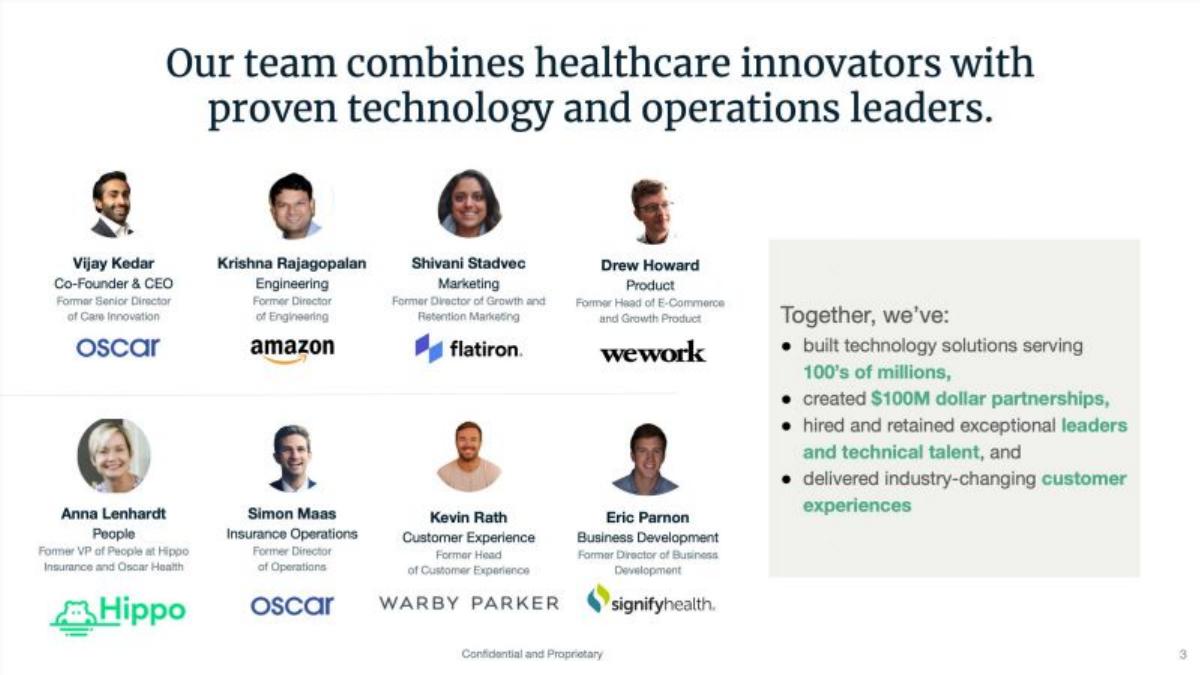 Tomorrow Health pitch deck slide 3 of 13
