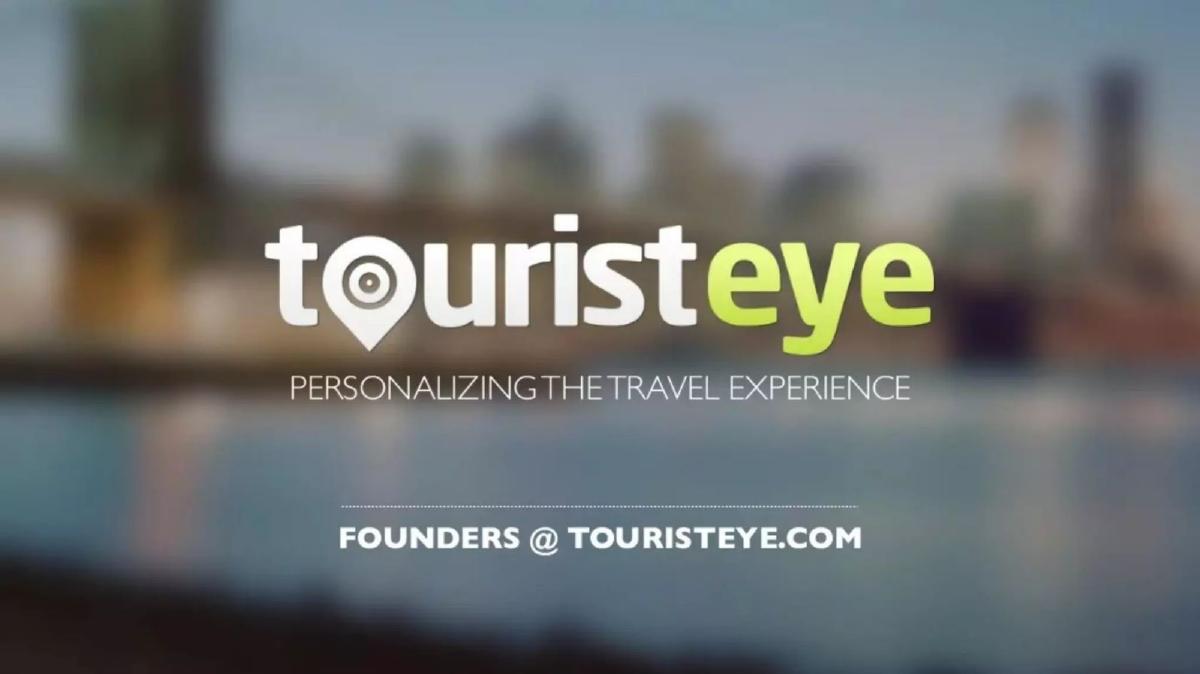 TouristEye pitch deck slide 1 of 24