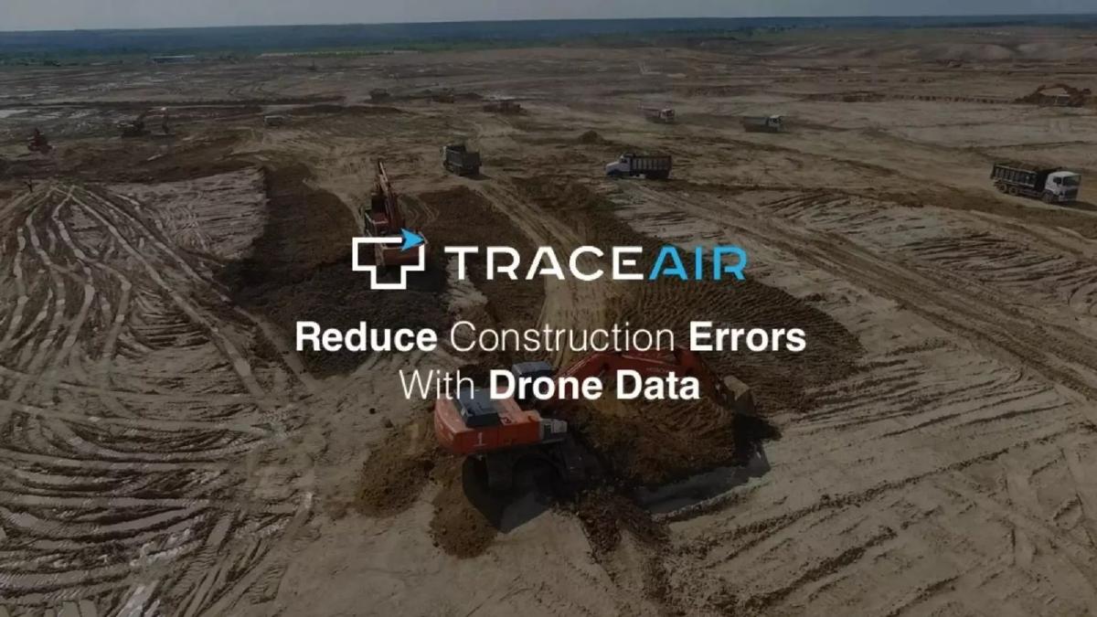 TraceAir pitch deck slide 1 of 10
