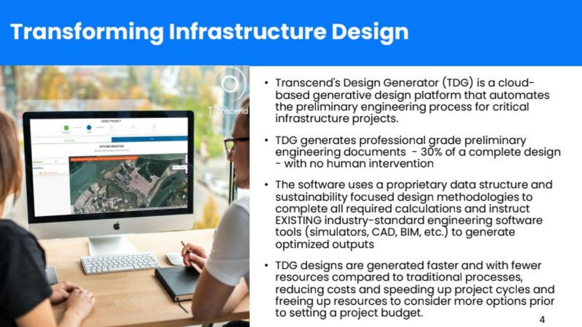 Transcend pitch deck slide 4 of 18