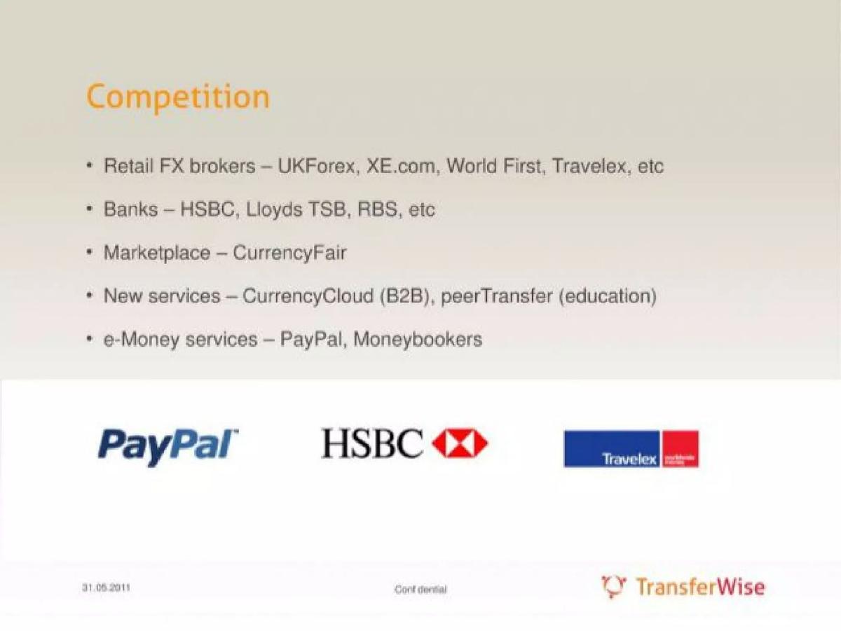 TransferWise (Wise) pitch deck slide 6 of 11