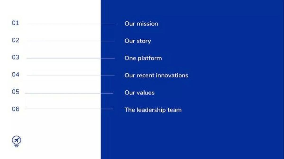 TravelPerk pitch deck slide 2 of 15