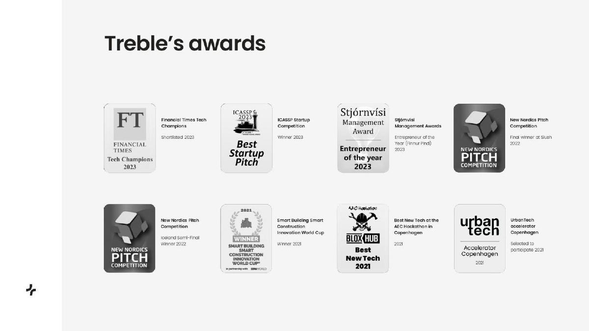 Treble pitch deck traction slide 21