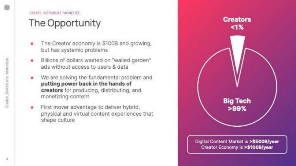 Triller pitch deck slide 3 of 10