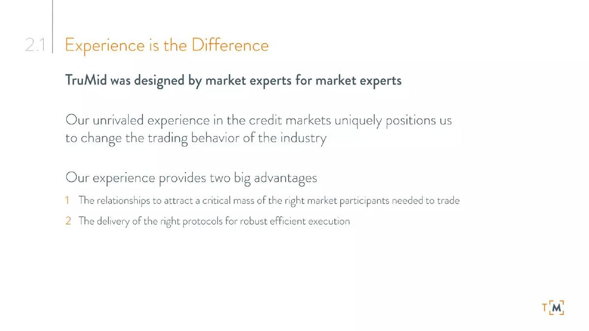 Trumid pitch deck slide 6 of 20