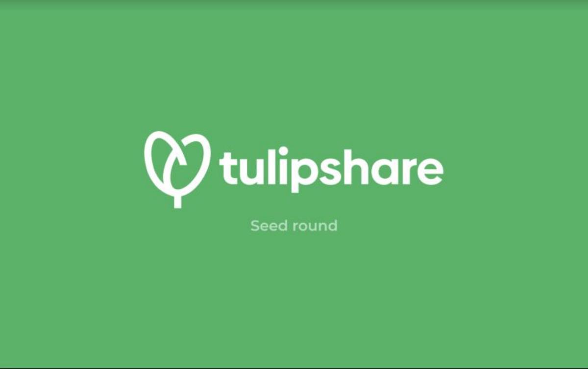Tulipshare pitch deck slide 1 of 14