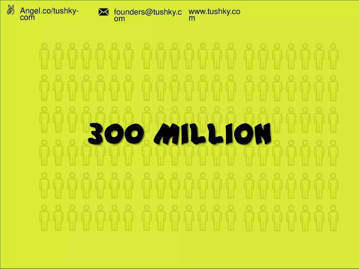Tushky pitch deck slide 6 of 18