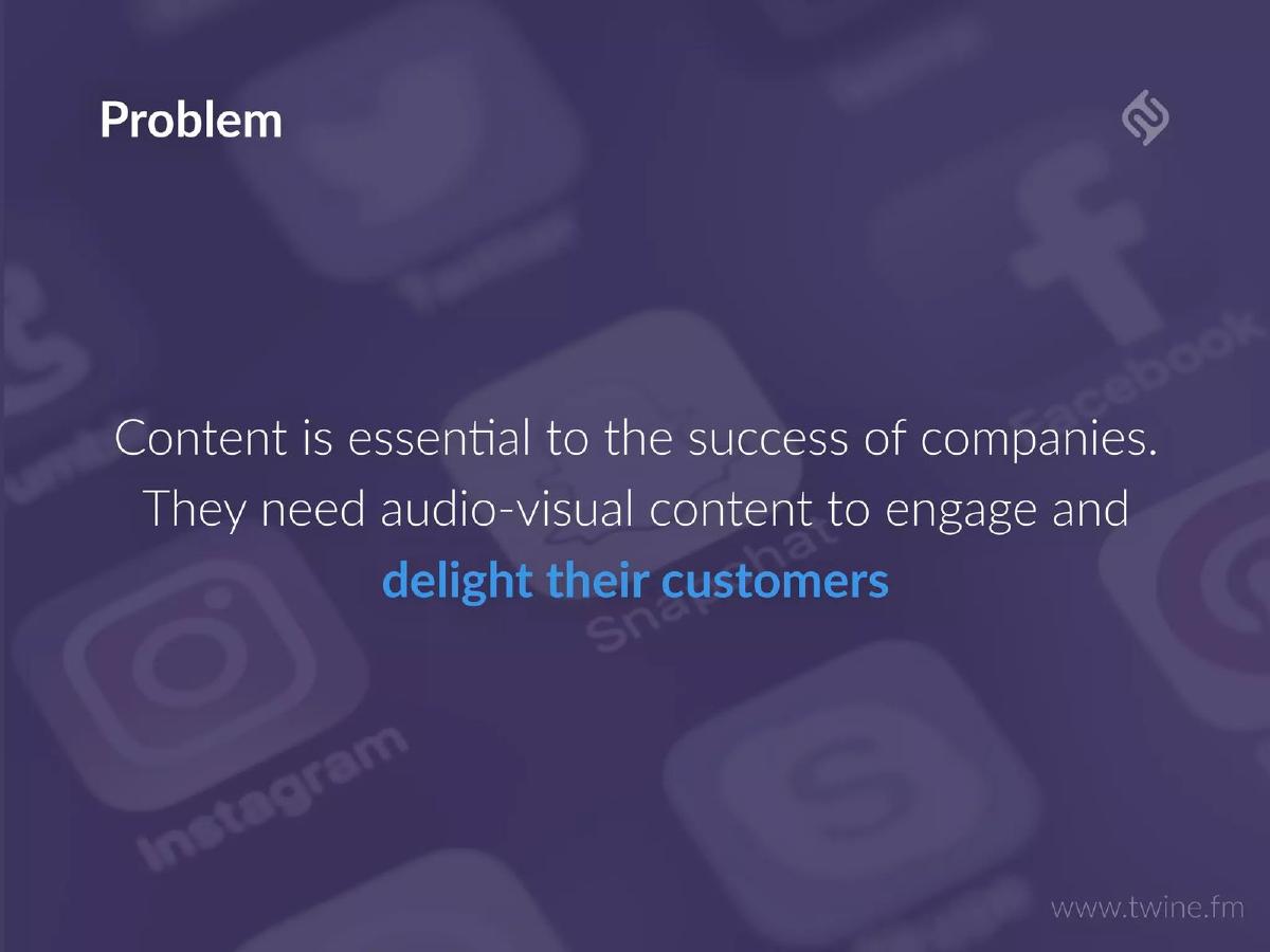 Twine pitch deck slide 3 of 15