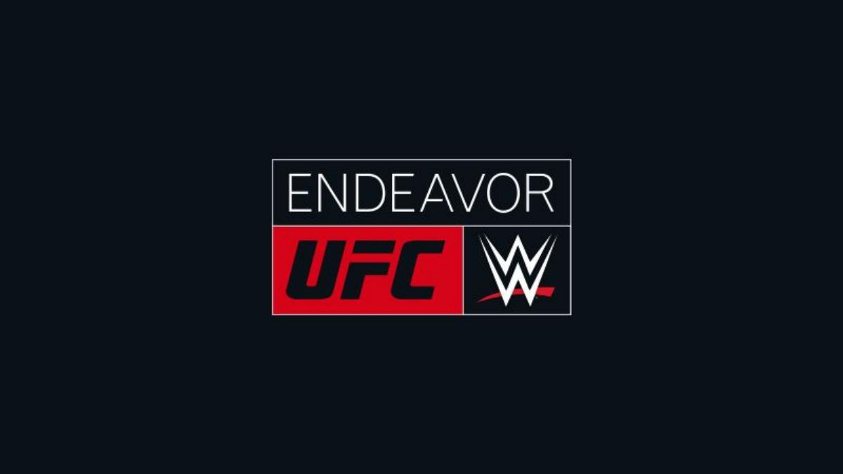 UFC × WWE Merger pitch deck slide 1 of 34