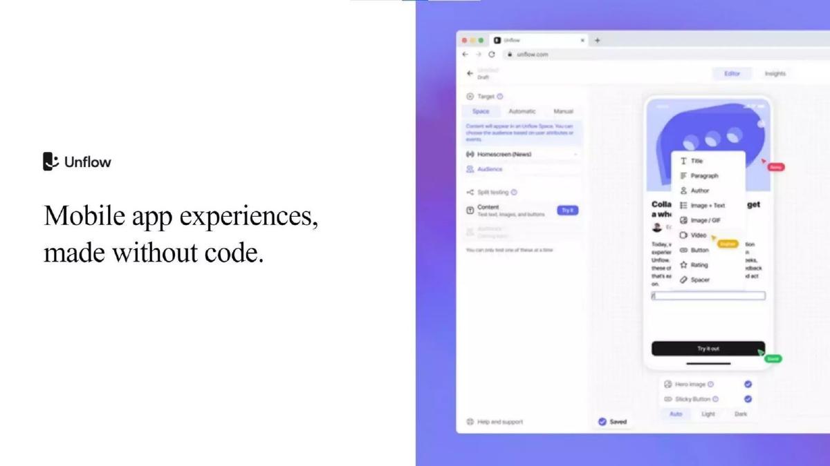 Unflow pitch deck slide 1 of 17