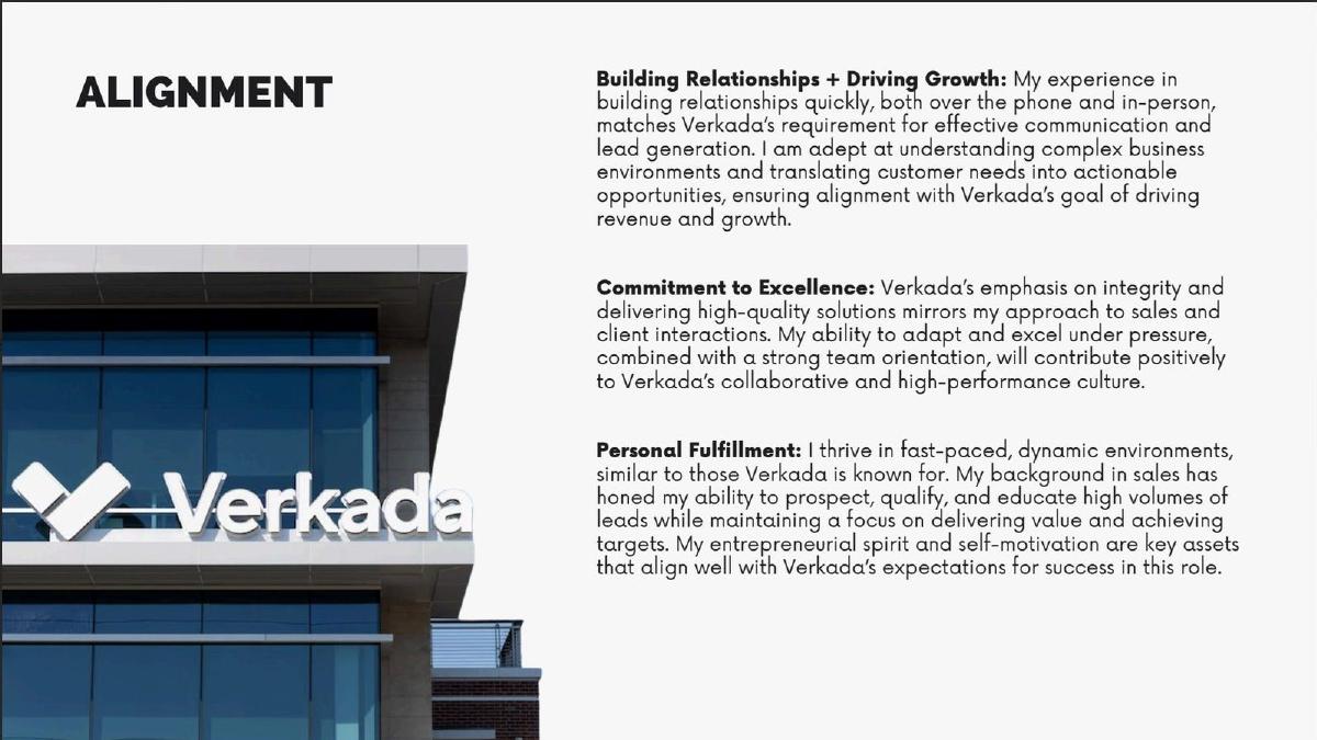 Julissa Machado (Personal Pitch) pitch deck slide 6 of 7