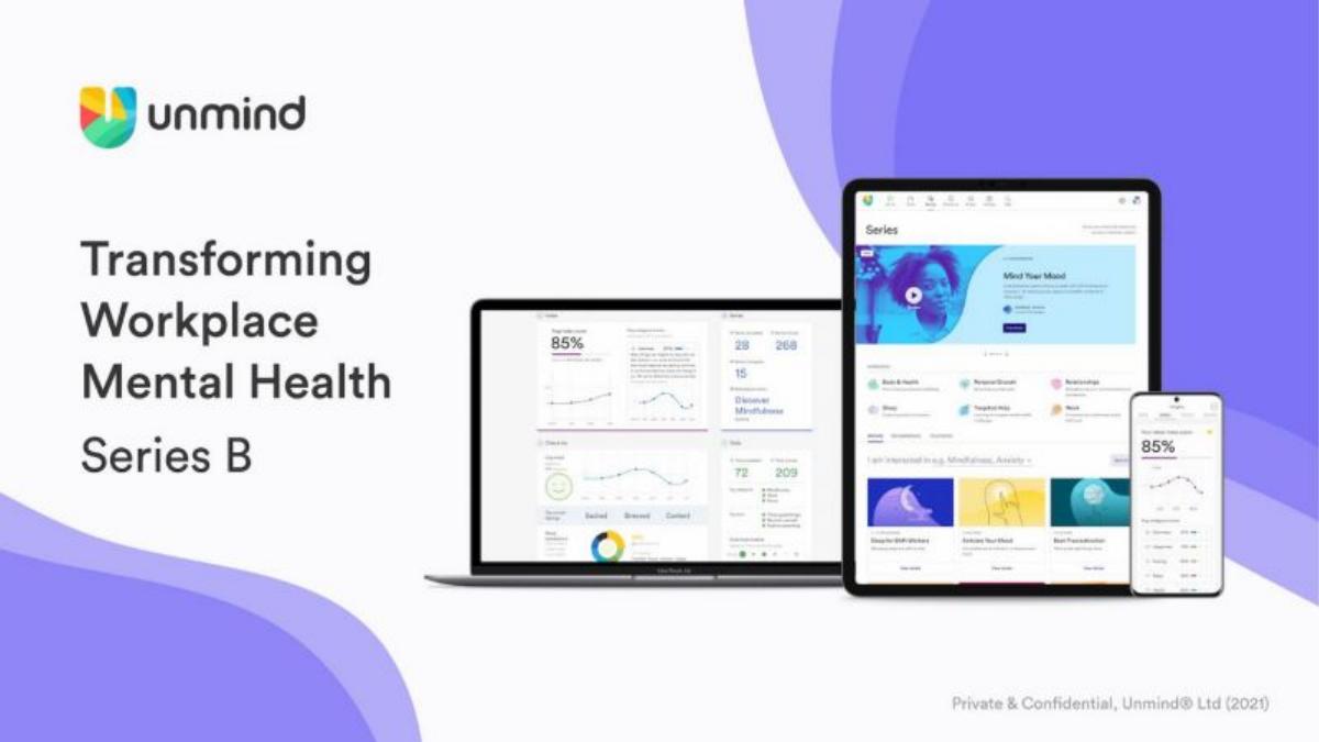 Unmind pitch deck slide 1 of 14