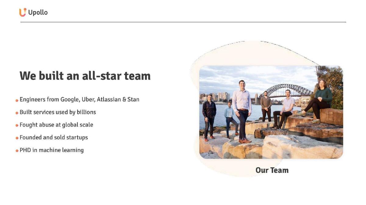 Upollo pitch deck slide 3 of 19
