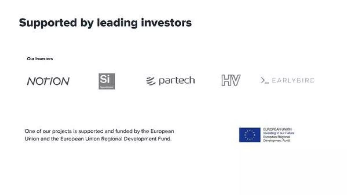Upvest pitch deck slide 5 of 17