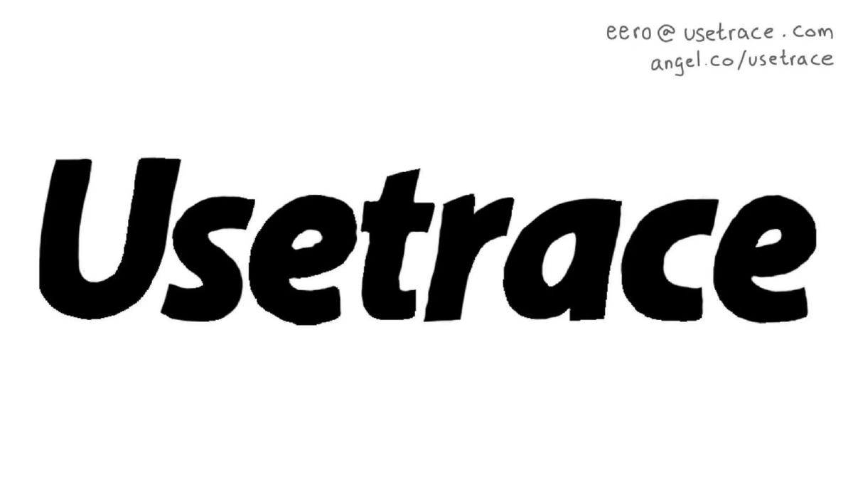 Usetrace pitch deck slide 1 of 11