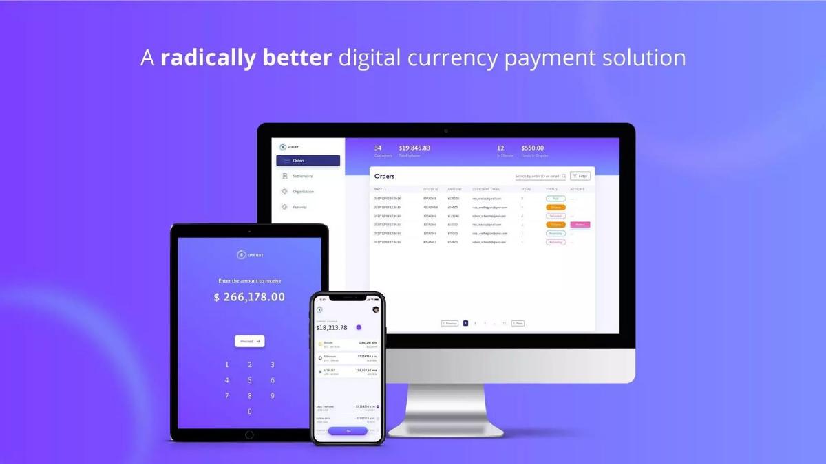 Utrust pitch deck slide 4 of 11