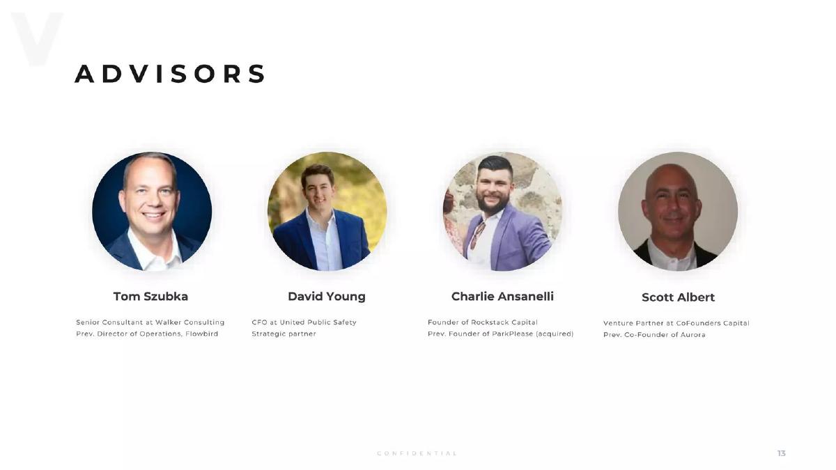 VADE pitch deck slide 13 of 15