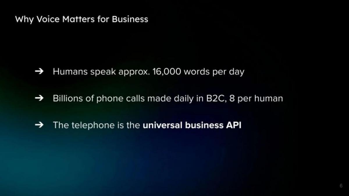Vapi pitch deck slide 6 of 19