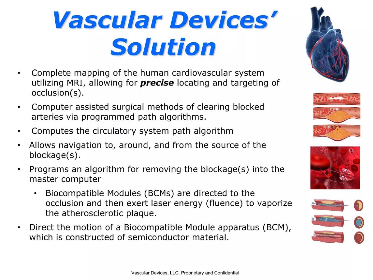 Vascular Devices, LLC pitch deck slide 5 of 19