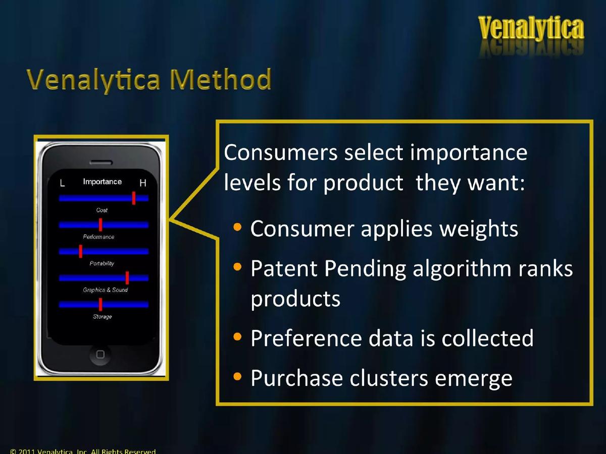 Venalytica pitch deck slide 7 of 29