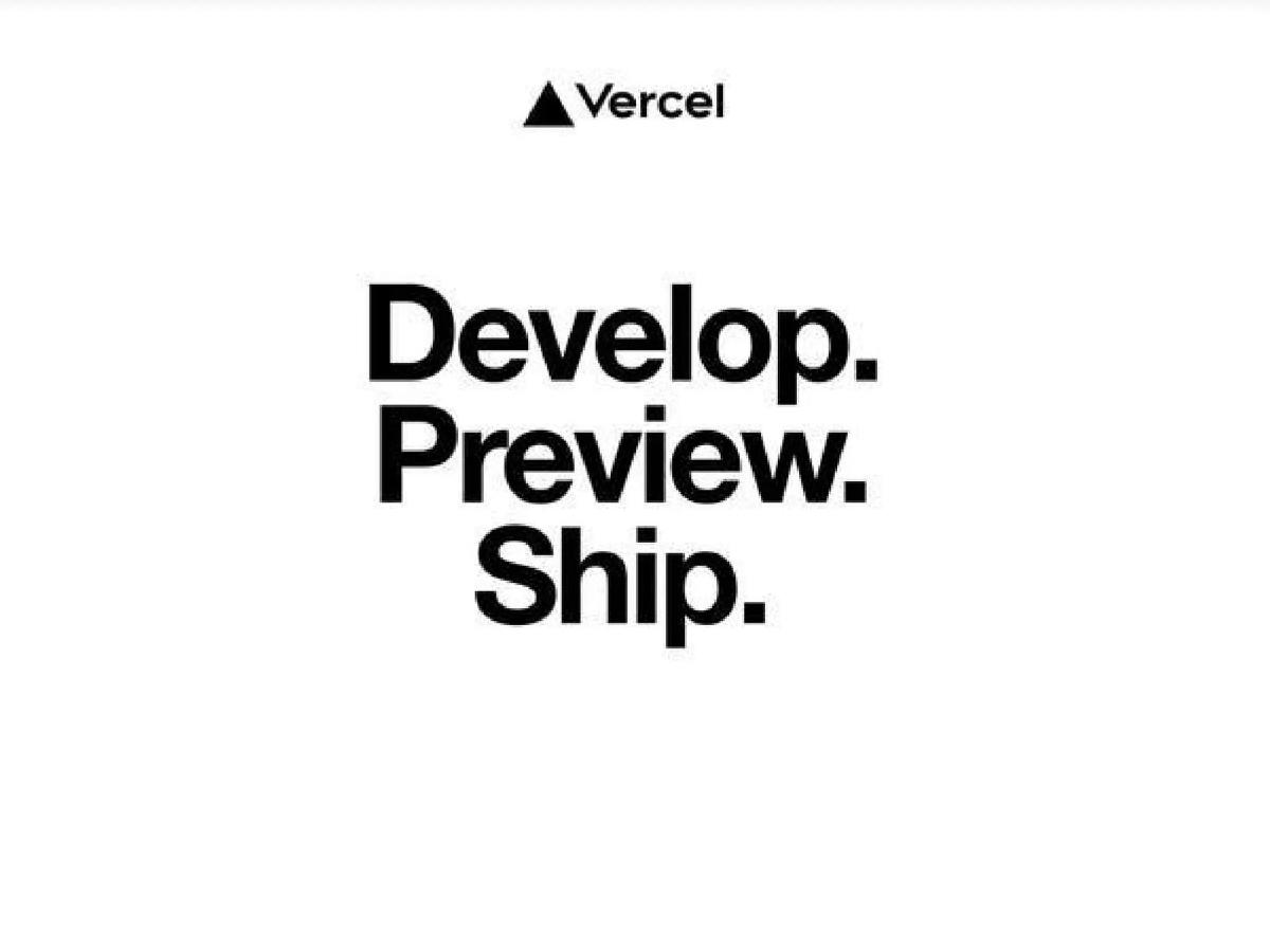 Vercel pitch deck slide 1 of 19