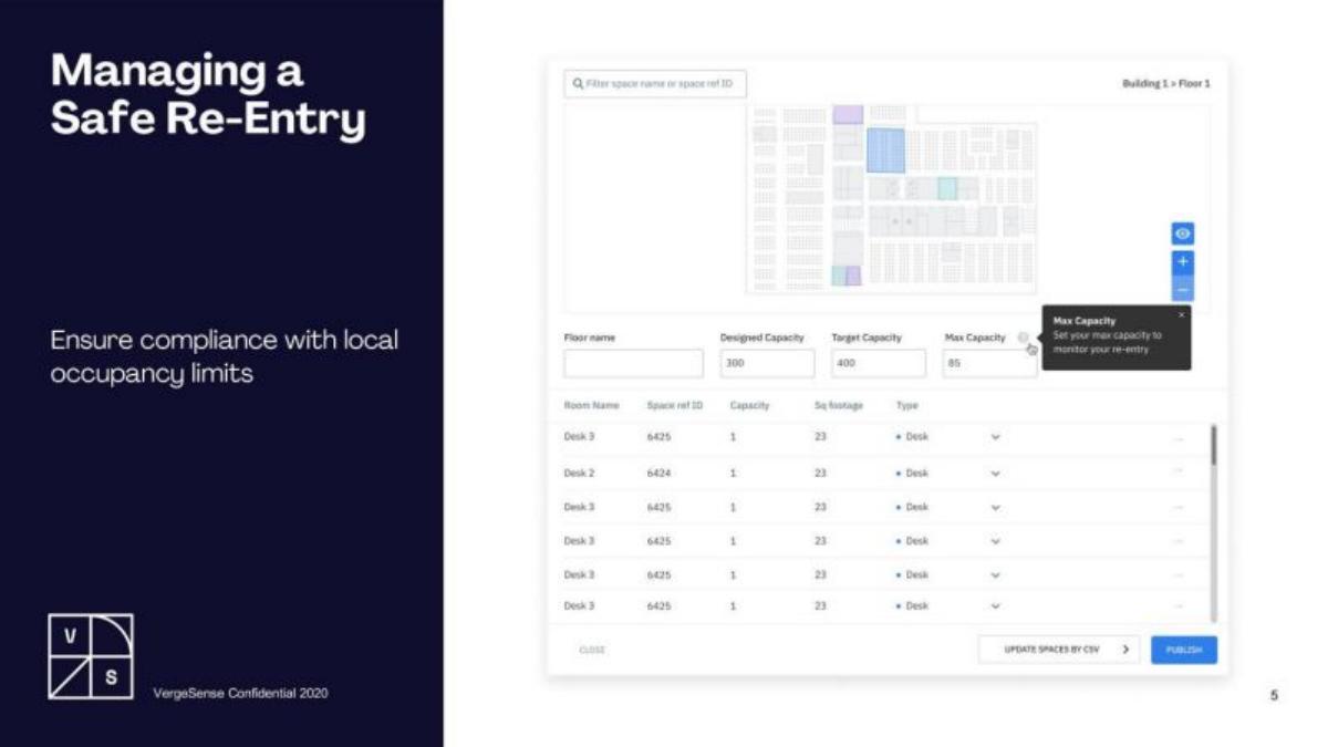 VergeSense pitch deck slide 5 of 12
