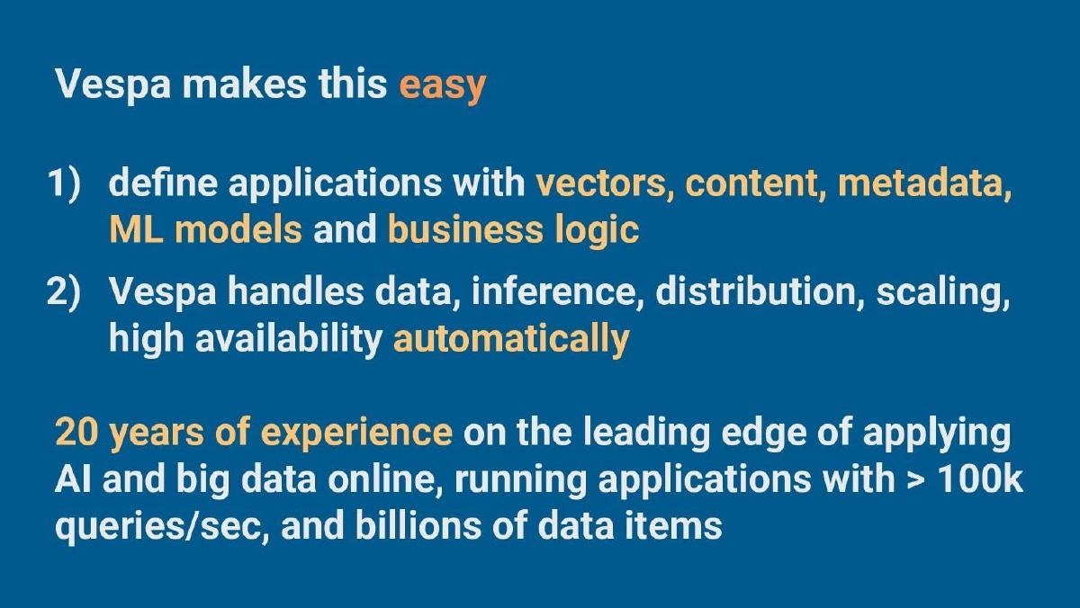 Vespa.ai pitch deck slide 6 of 12