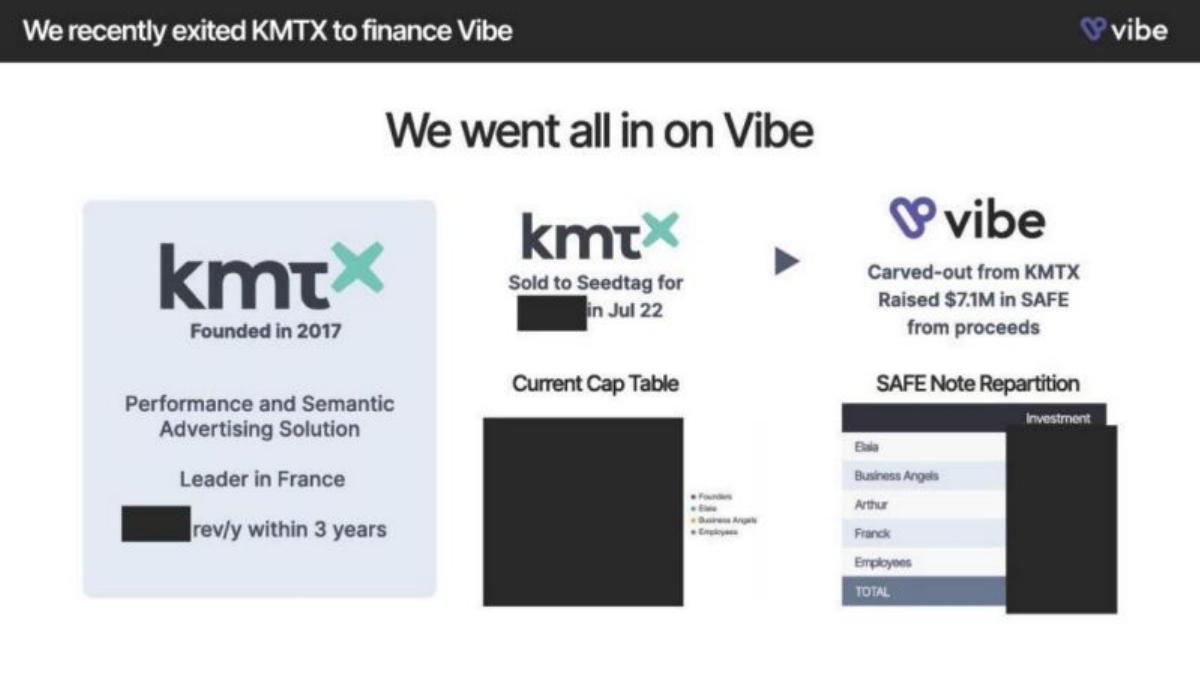 Vibe pitch deck slide 3 of 13