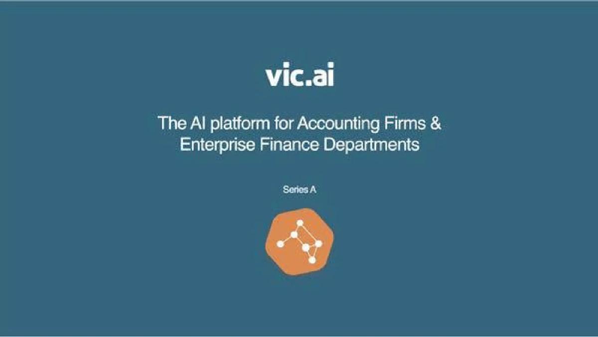 Vic.ai pitch deck slide 1 of 10