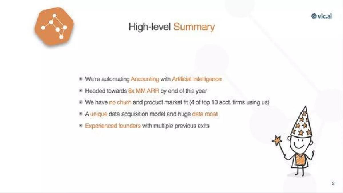 Vic.ai pitch deck slide 2 of 10