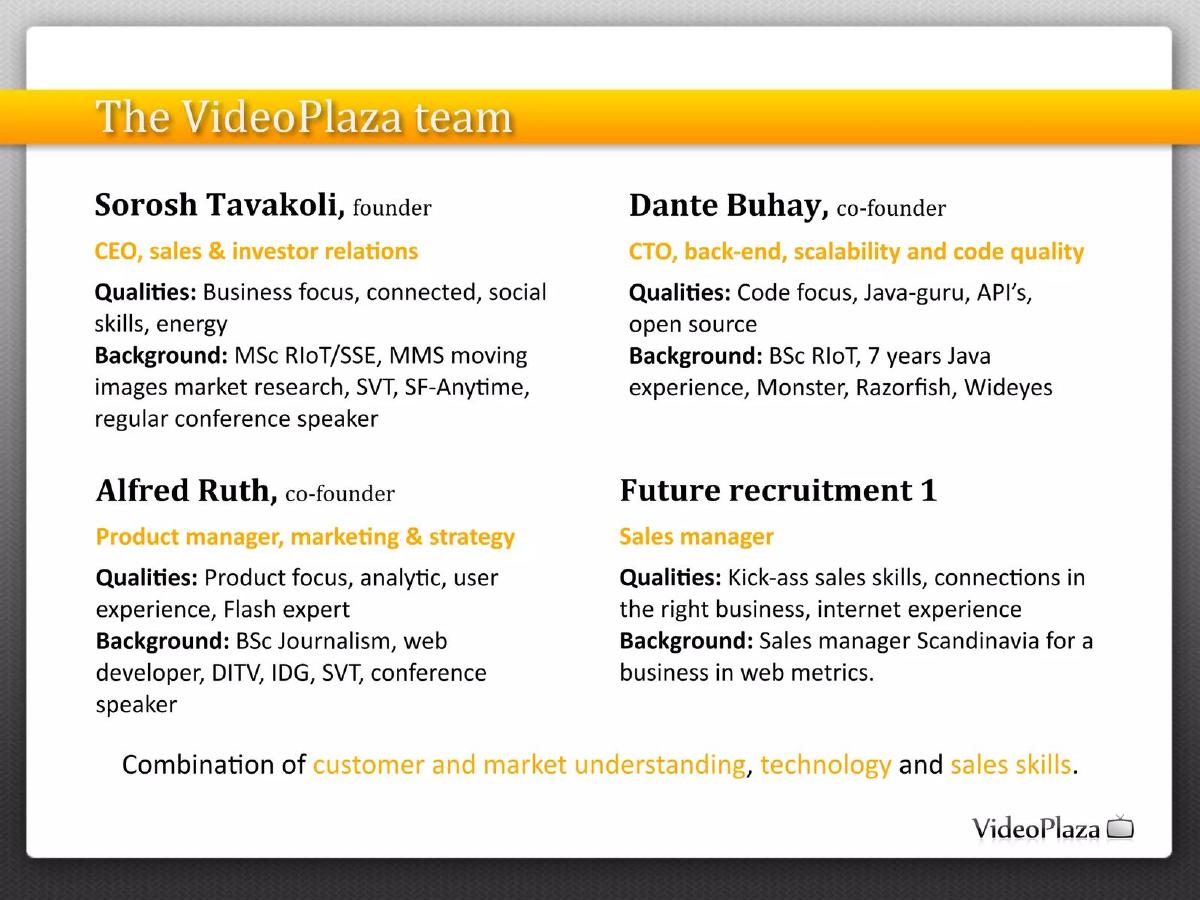 VideoPlaza pitch deck slide 5 of 27