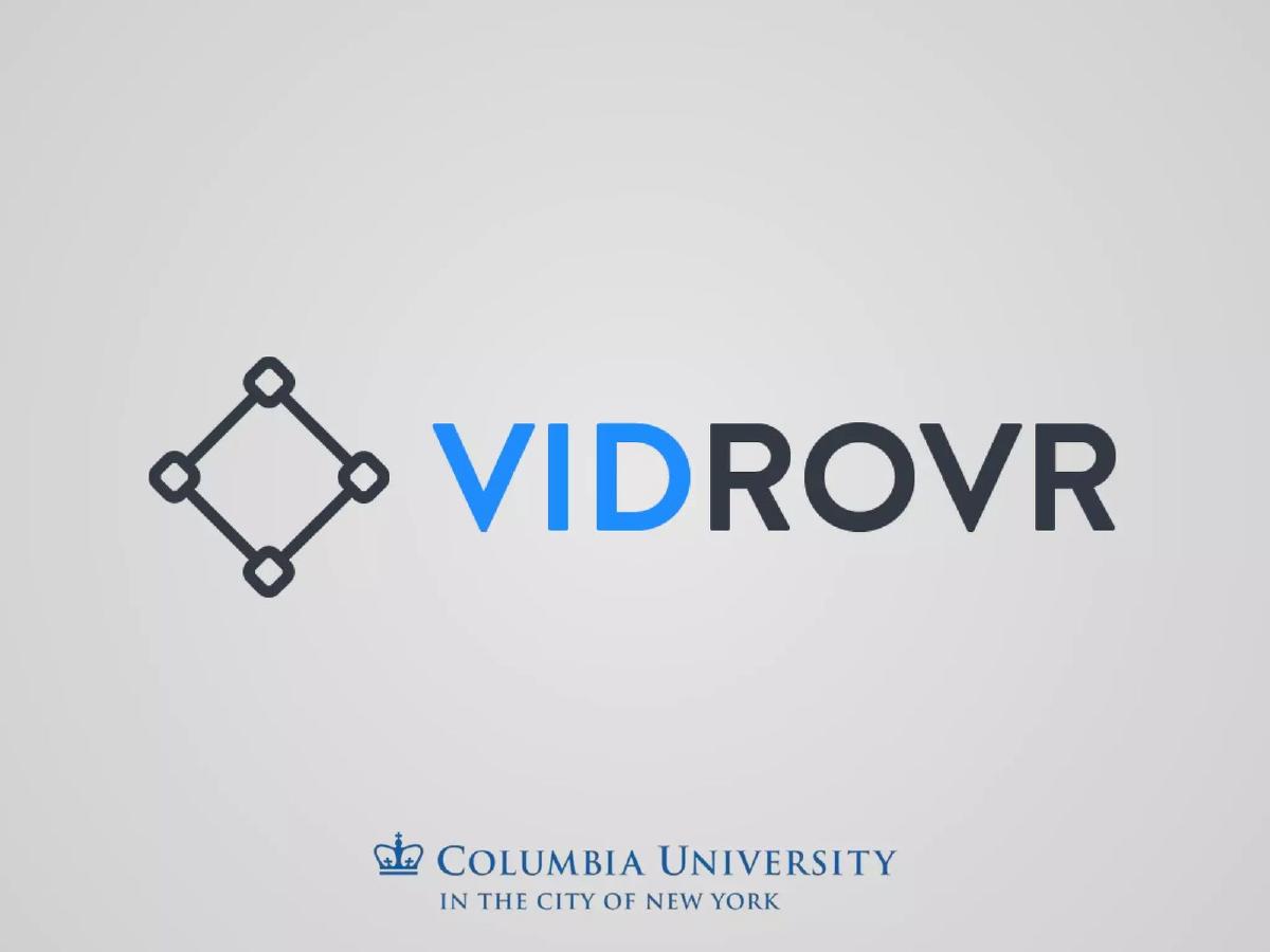 Vidrovr pitch deck slide 1 of 27