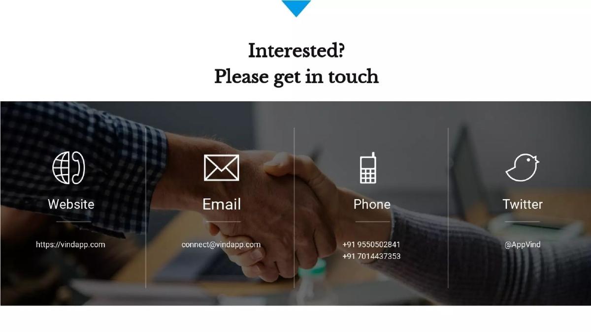 Vind pitch deck slide 7 of 7