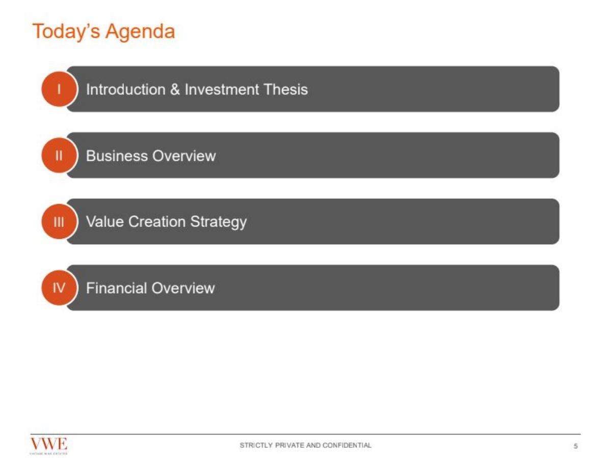Vintage Wine Estates pitch deck slide 5 of 45