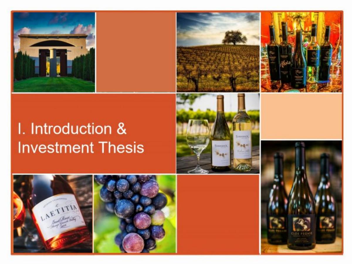 Vintage Wine Estates pitch deck slide 6 of 45