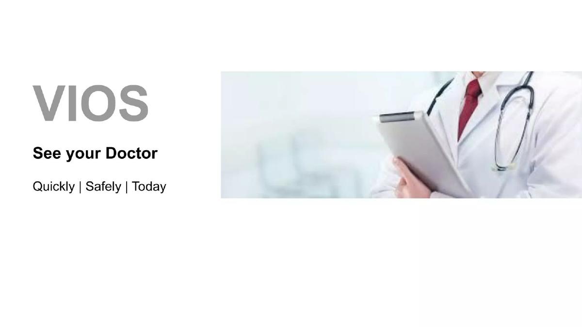 VIOS pitch deck slide 1 of 29